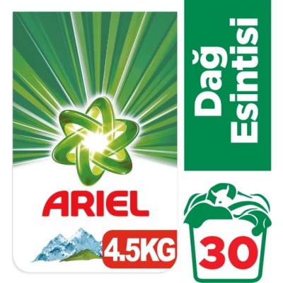 Ariel 4,5 kg Toz Çamaşır Deterjanı Dağ Esintisi Beyazlar İçin Ariel 4,5 kg Toz Çamaşır Deterjanı Dağ Esintisi Beyazlar İçin