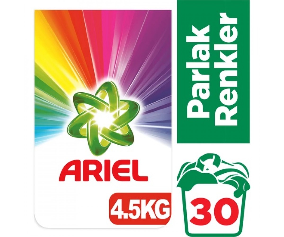 Ariel 4,5 kg Toz Çamaşır Deterjanı Parlak Renkler