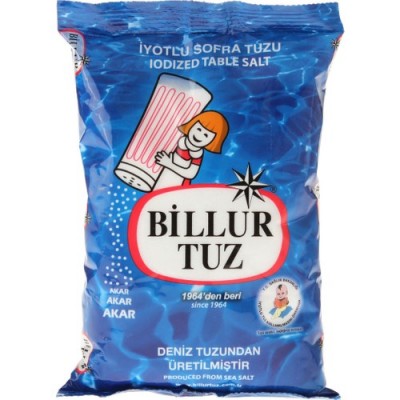 Billur Tuz İyotlu 3 Kg