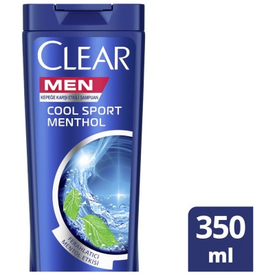 Clear Men Cool Sport Menthol Şampuan 350 Ml