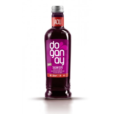 Doğanay Şalgam Cam Şişe 330 Ml Acılı