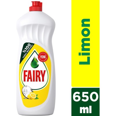 Fairy Sıvı Bulaşık Deterjanı Limon 650 Ml Fairy Sıvı Bulaşık Deterjanı Limon 650 Ml