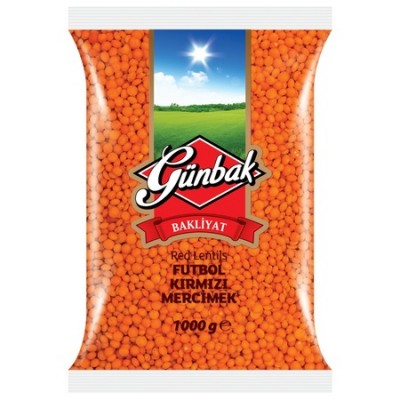 Günbak Kırmızı Mercimek 1 Kg