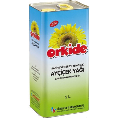 Orkide 5 L Teneke Ayçiçek Yağı