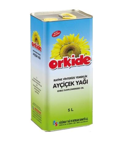 Orkide 5 L Teneke Ayçiçek Yağı