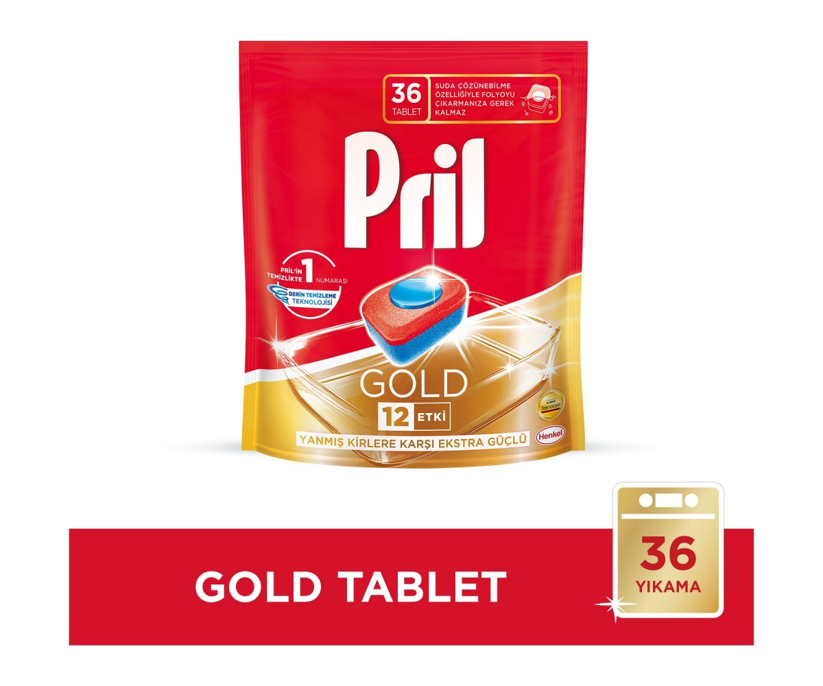 Pril Gold Bulaşık Makinesi Deterjanı 36 Tablet