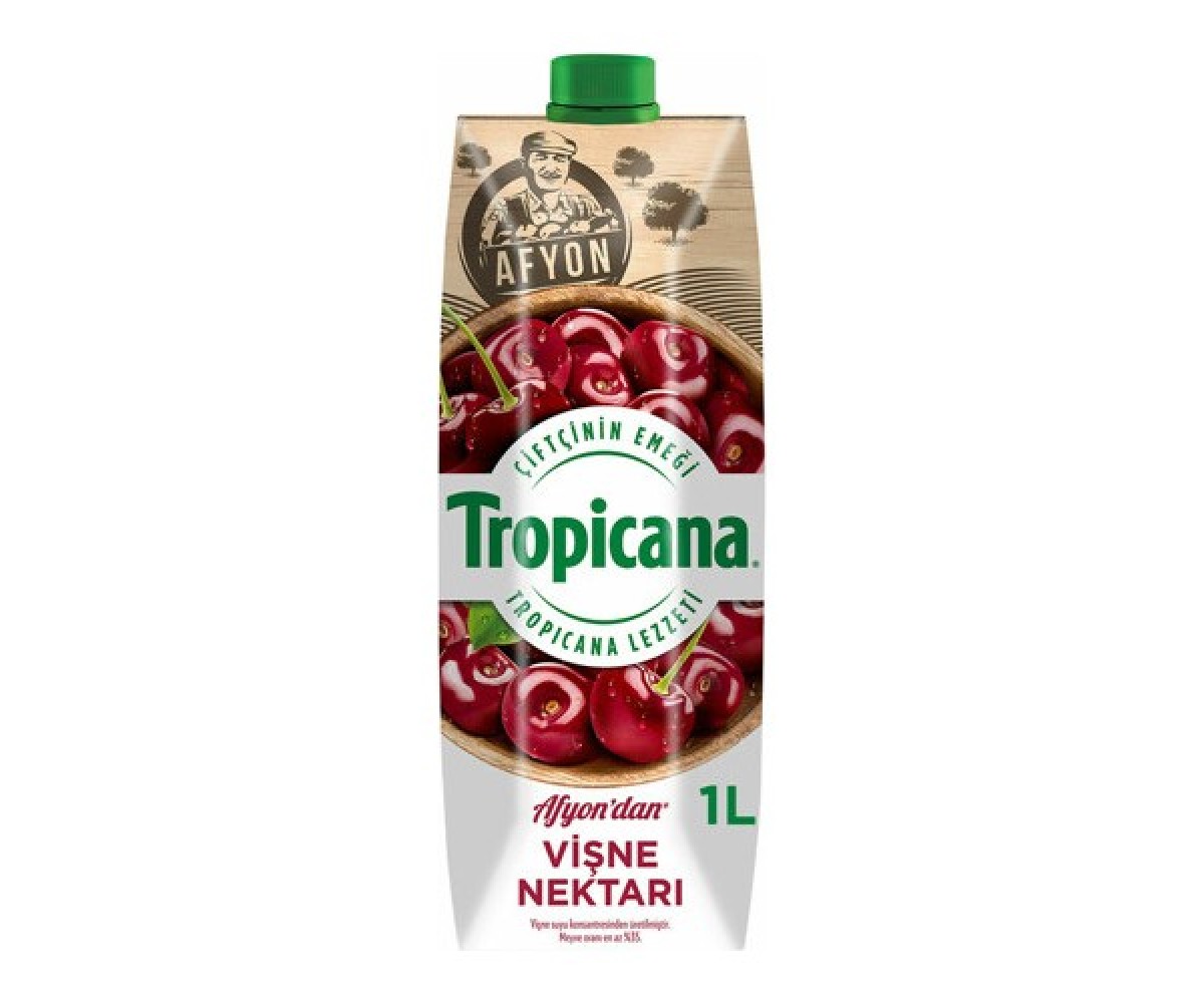 Tropicana Meyve Suyu Afyon Vişnesi 1 L 
