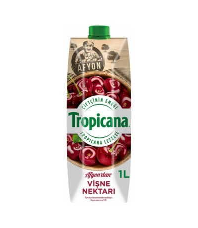 Tropicana Meyve Suyu Afyon Vişnesi 1 L 