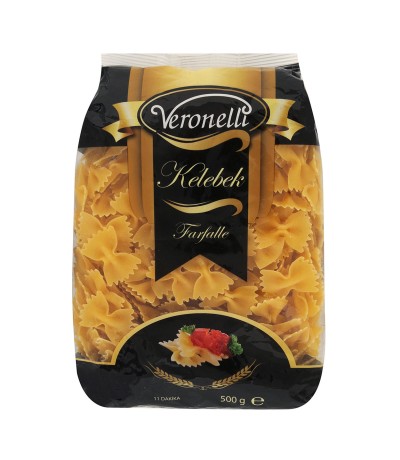 Veronelli Kelebek Makarna 500 G