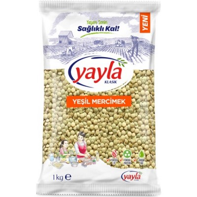 Yayla Yeşil Mercimek 1 Kg