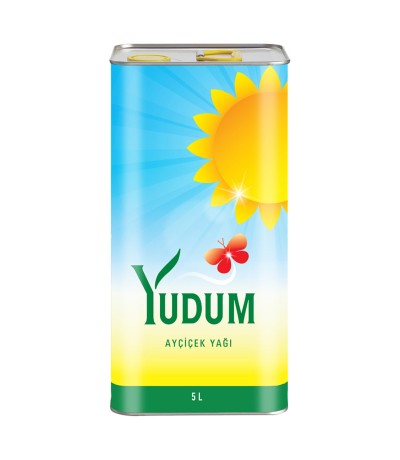 Yudum Ayçiçek Yağı 5 L Teneke